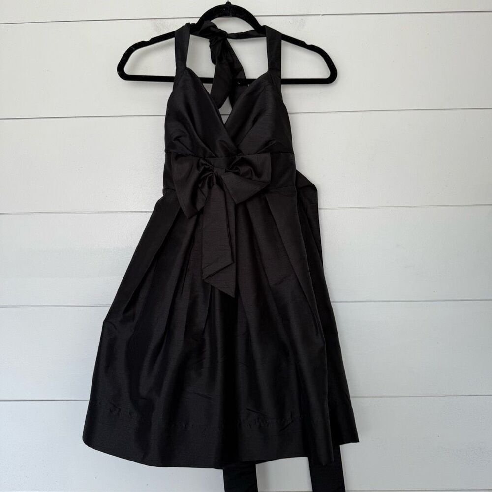 Charlotte Russe Women’s 9 Black Bow Mini Dress New